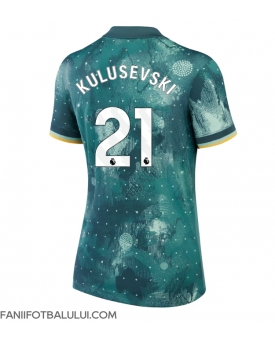 Tottenham Hotspur Dejan Kulusevski #21 Tricou Fotbal Replică 2024-25 Femei Treilea